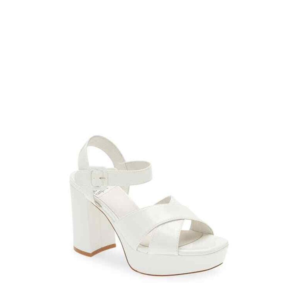Jeffrey Campbell Women's Amma Platform High Block Heel Sandal EU 40 US 10